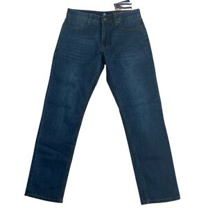 NWT Nat Nast Jeans Straight Fit Stretch Denim Blue Men's 32x32 Casual Work READ